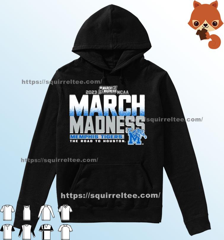 2023 NCAA March Madness Memphis Tigers The Road To Houston Shirt Hoodie