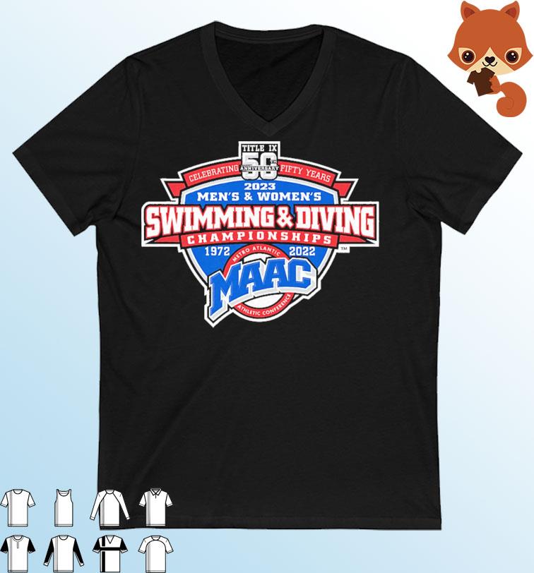 50th Anniversary MAAC Swimming & Diving Championship 2023 shirt