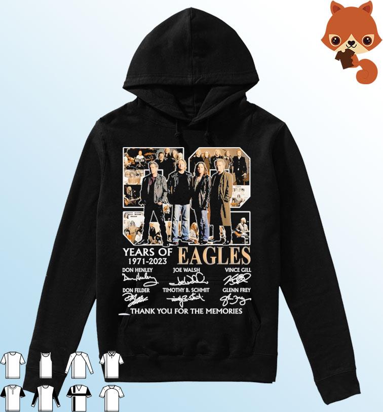 52 Years Eagles Legend Band All Members Signatures Shirt Hoodie