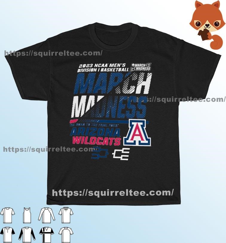 Arizona Wildcats Men's Basketball 2023 NCAA March Madness The Road To Final Four Shirt