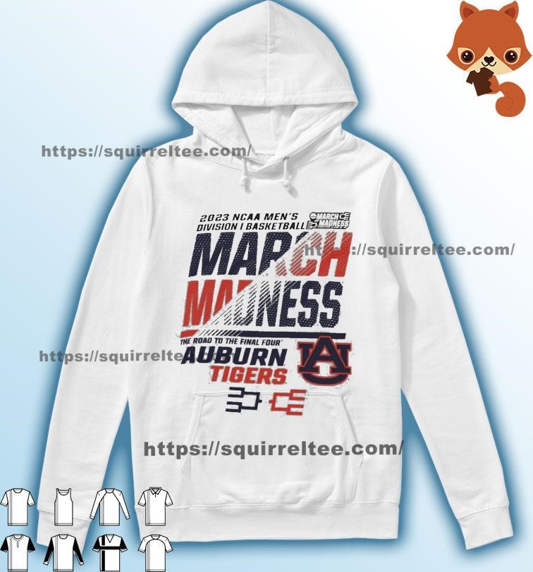 Auburn Tigers Men's Basketball 2023 NCAA March Madness The Road To Final Four Shirt Hoodie.jpg