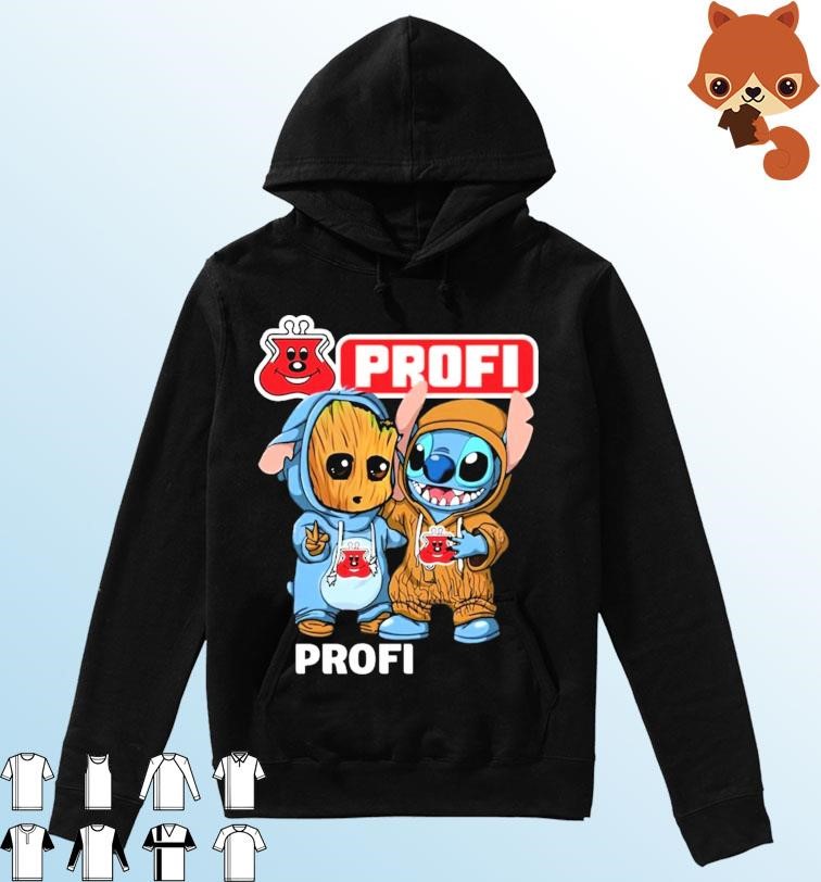 Baby Groot And Baby Stitch Profi Shirt Hoodie.jpg