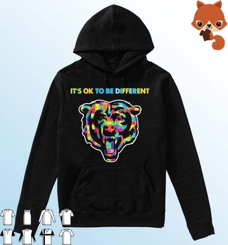 Chicago Bears It's Ok To Be Different Autism Awareness Shirt Hoodie.jpg