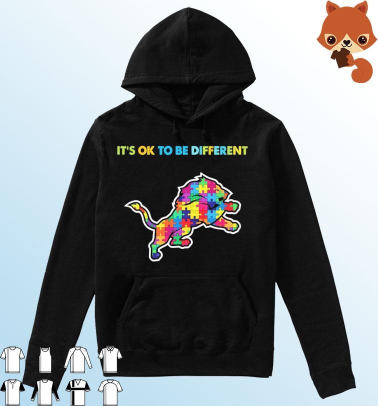 Detroit Lions It's Ok To Be Different Autism Awareness Shirt Hoodie.jpg