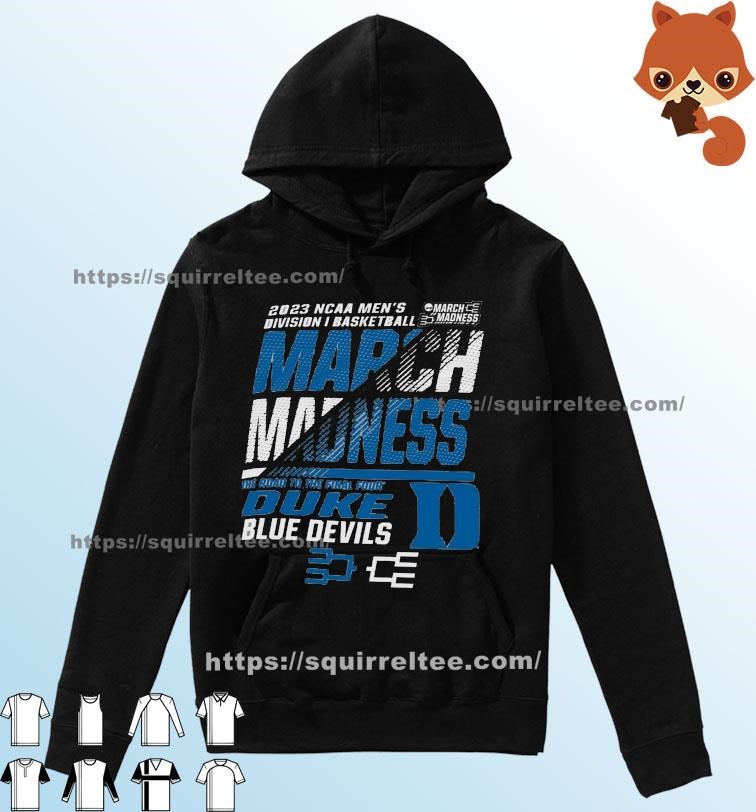 Duke Men's Basketball 2023 NCAA March Madness The Road To Final Four Shirt Hoodie.jpg
