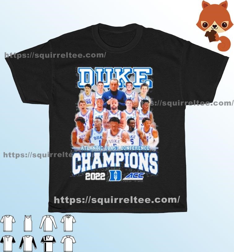 Duke Men’s Basketball Atlantic Coast Conference Champions 2023 Acc Shirt