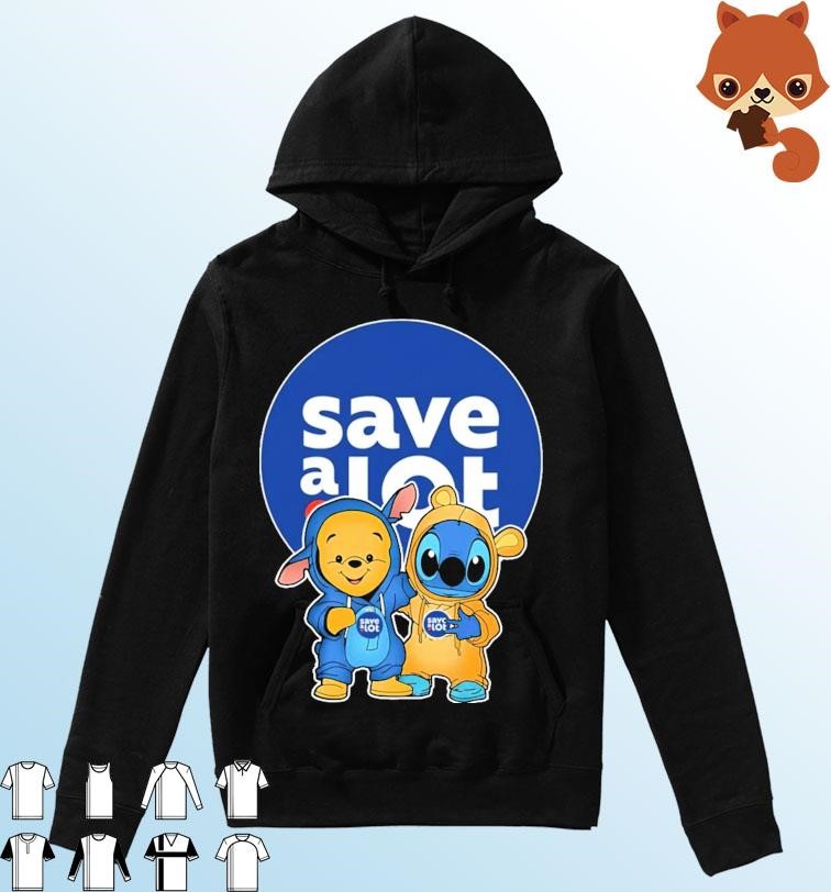 Friends Baby Stitch And Baby Winnie-the-Pooh Save-A-Lot Shirt Hoodie.jpg