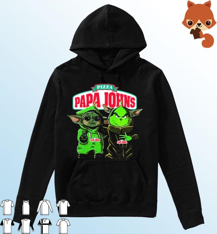 Friends Yoda And Grinch Papa John's Pizza Logo Shirt Hoodie.jpg