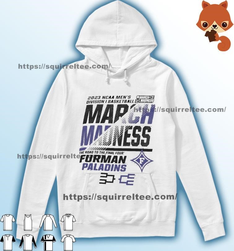 Furman Men's Basketball 2023 NCAA March Madness The Road To Final Four Shirt Hoodie.jpg