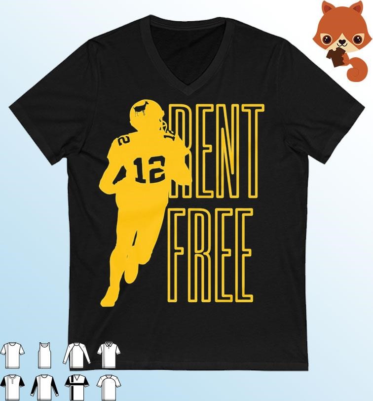 Green Bay Packers Aaron Rodgers Rent Free Shirt