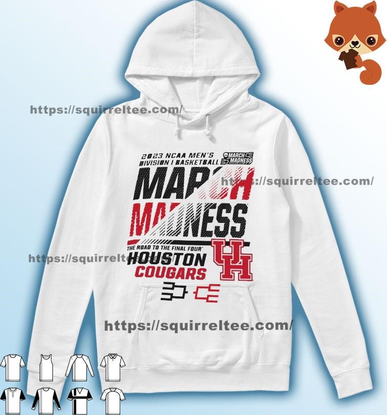 Houston Cougars Men's Basketball 2023 NCAA March Madness The Road To Final Four Shirt Hoodie.jpg