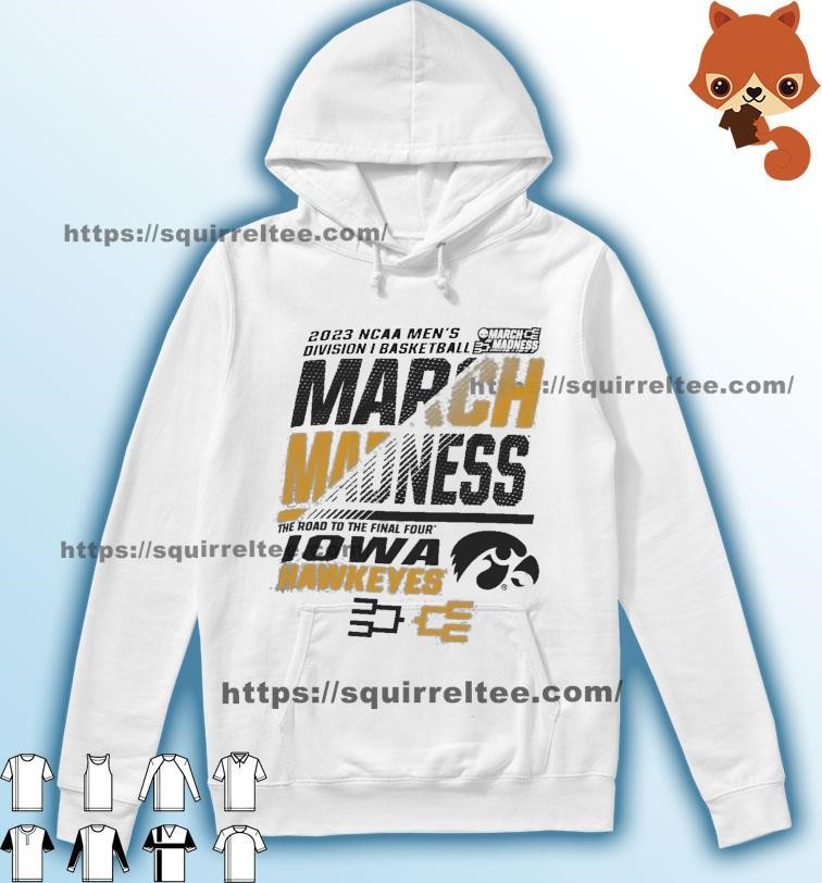 Iowa Hawkeyes Men's Basketball 2023 NCAA March Madness The Road To Final Four Shirt Hoodie.jpg