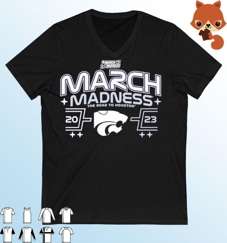 K-State Wildcats 2023 March Madness The Road To Houston Shirt