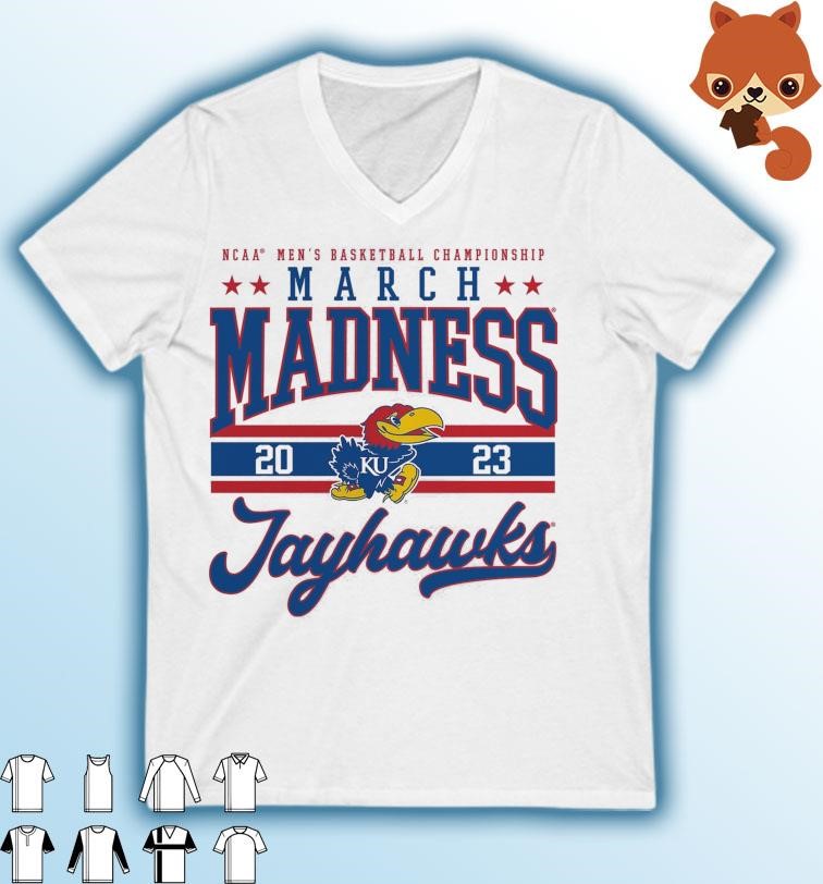 Kansas Jayhawks NCAA Men's Basketball Tournament March Madness 2023 Shirt