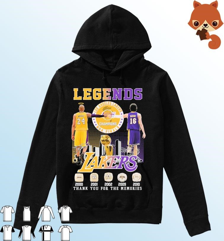 Legends Kobe Bryant And Pau Gasol Los Angeles Lakers Thank You For The Memories Signatures Shirt Hoodie.jpg