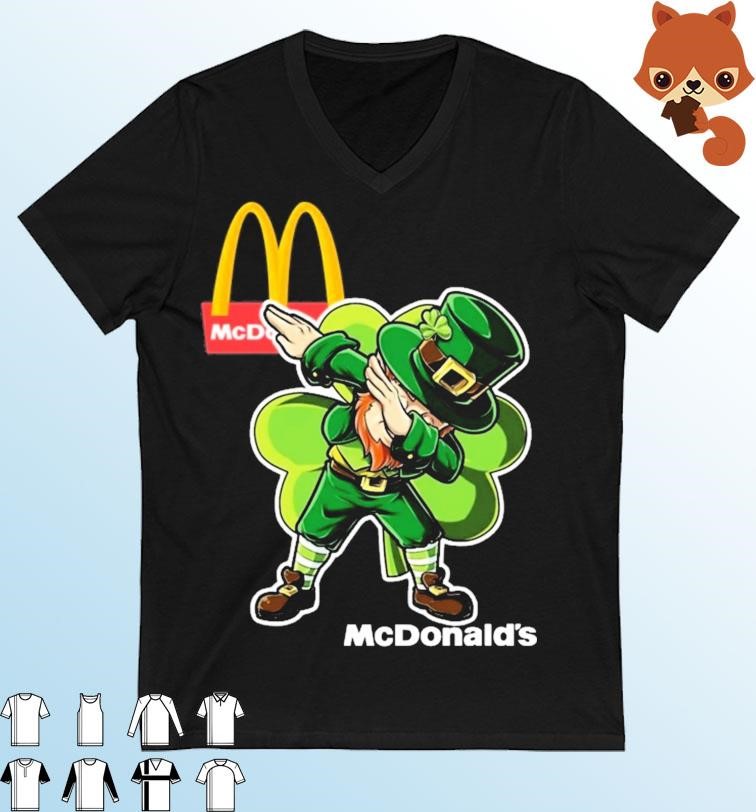 Leprechaun Dabbing McDonald's St Patrick's Day Shirt