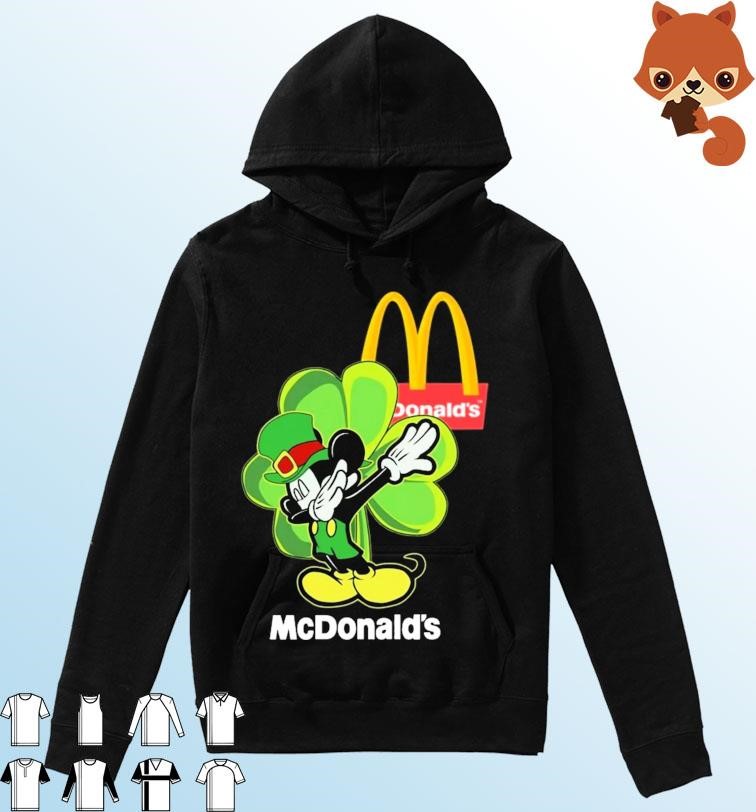 Mickey Mouse Dabbing McDonald's St Patrick's Day Shirt Hoodie.jpg