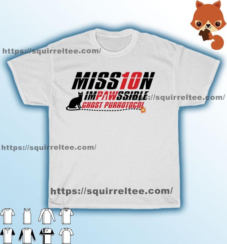 Mission Impawssible Tom Cruise Cat Logo Shirt