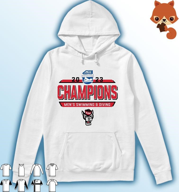 NC State Men's Swimming and Diving 2023 ACC Champions Shirt Hoodie.jpg