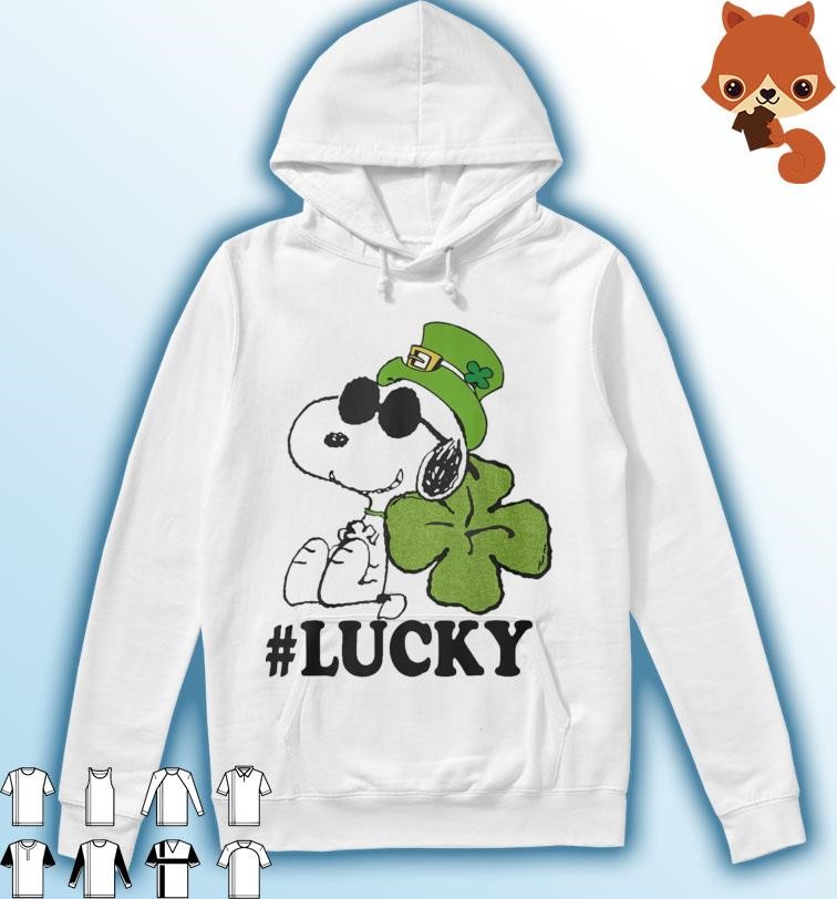 Peanuts St. Patrick's Snoopy Lucky Clover 2023 Shirt Hoodie.jpg