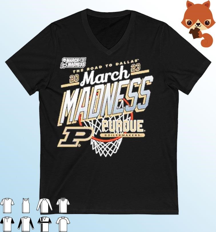 Purdue Boilermakers Women's Basketball 2023 March Madness The Road To Dallas shirt