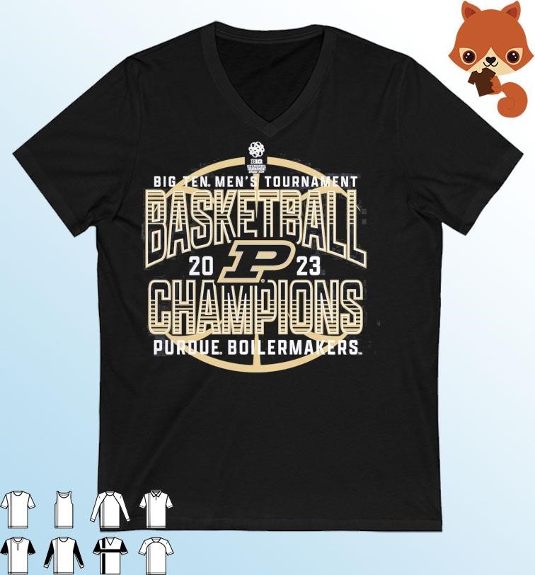 Purdue Men's Basketball 2023 B1G Big Ten Tournament Champions Shirt