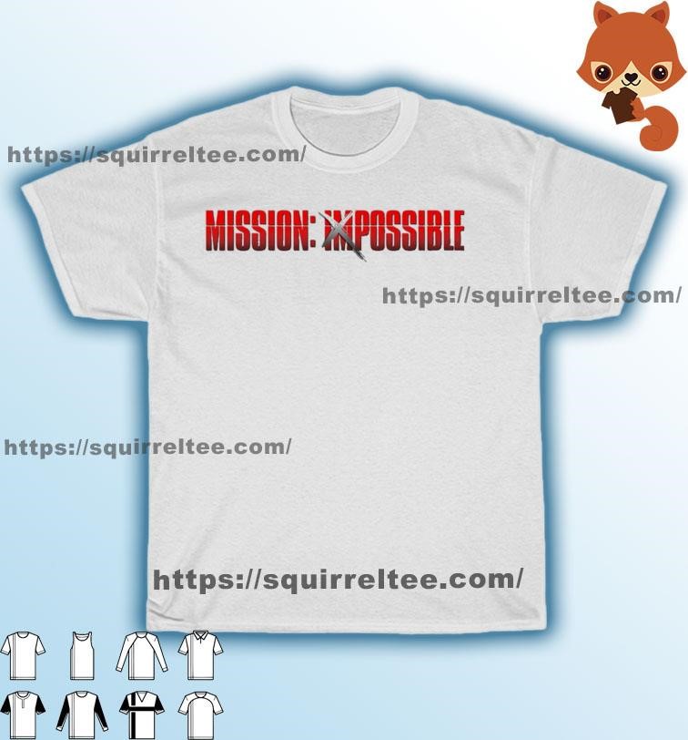 Red Logo Tom Cruise Mission Possible Shirt