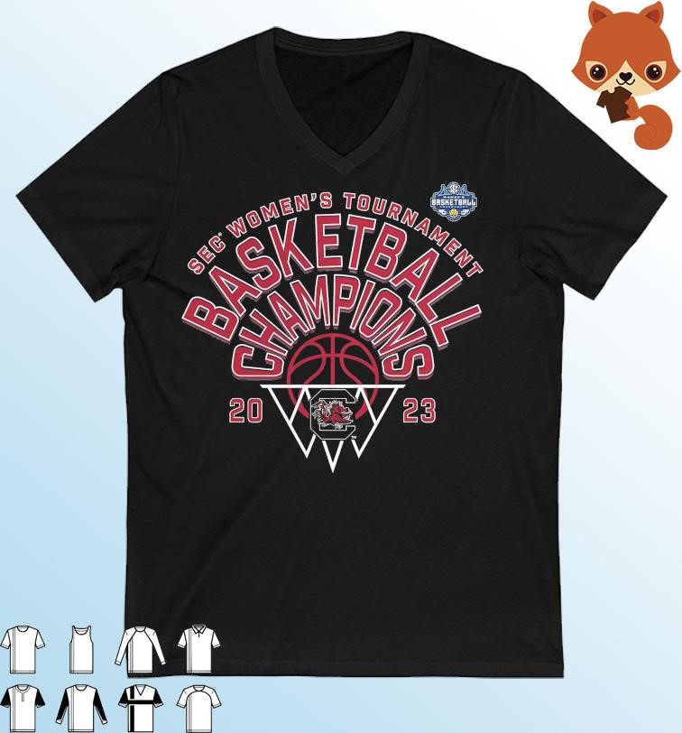 South Carolina Gamecocks 2023 SEC Women's Basketball Conference Tournament Champions Shirt