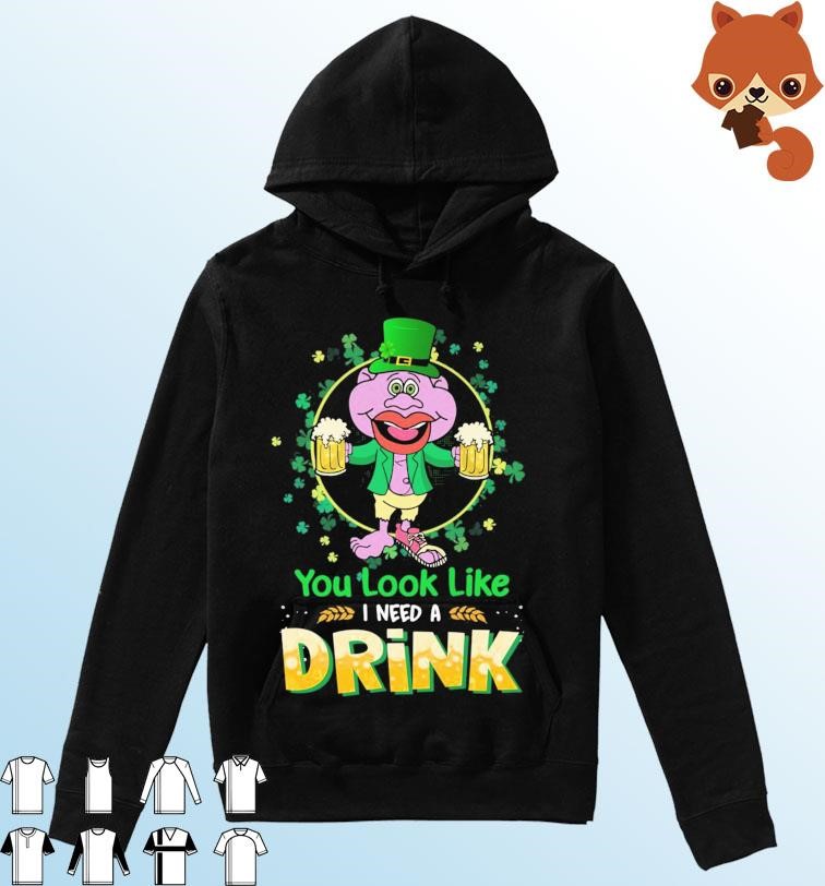 St Patrick's Day Jeff Dunham You Look Like I Need A Drink Beer Shirt Hoodie.jpg