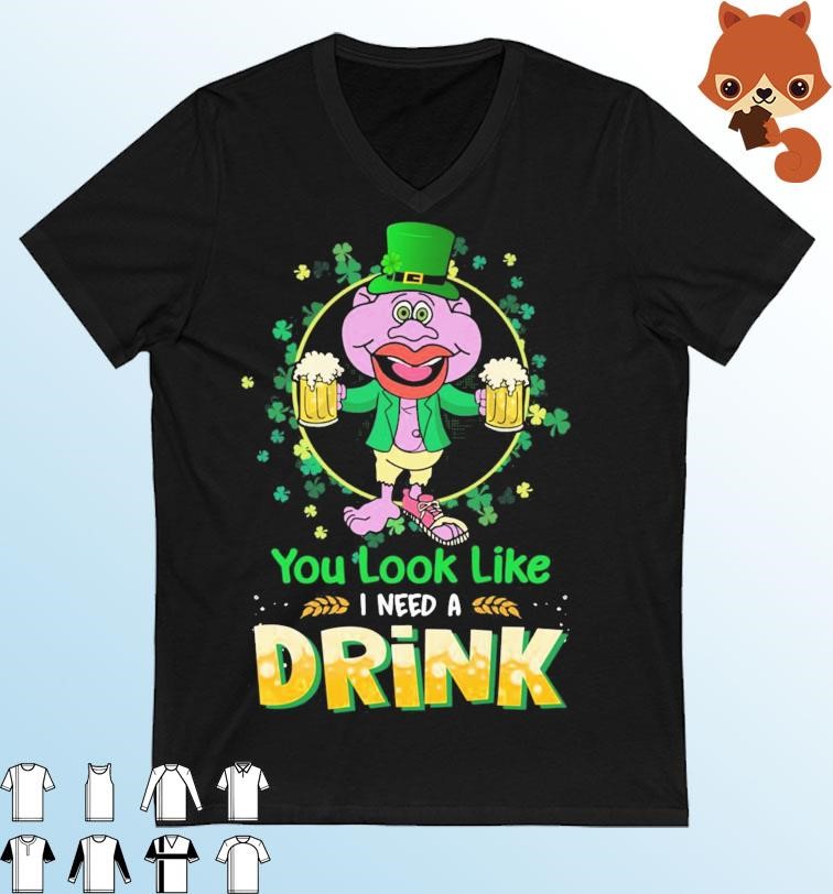 St Patrick's Day Jeff Dunham You Look Like I Need A Drink Beer Shirt