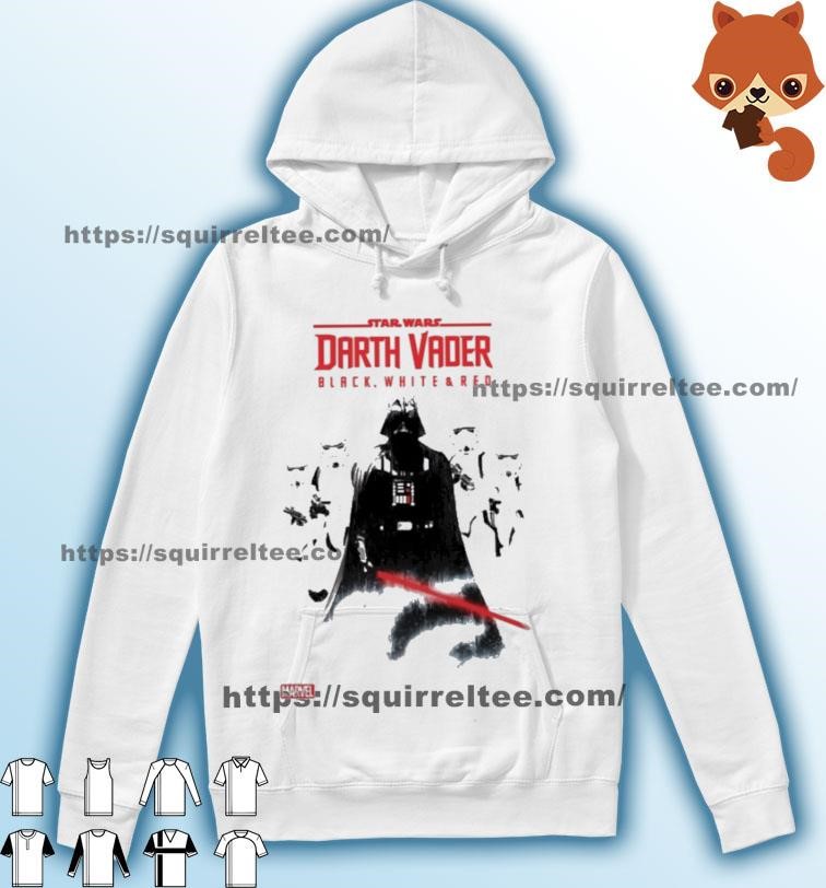 Star Wars Darth Vader Black White & Red Shirt Hoodie.jpg