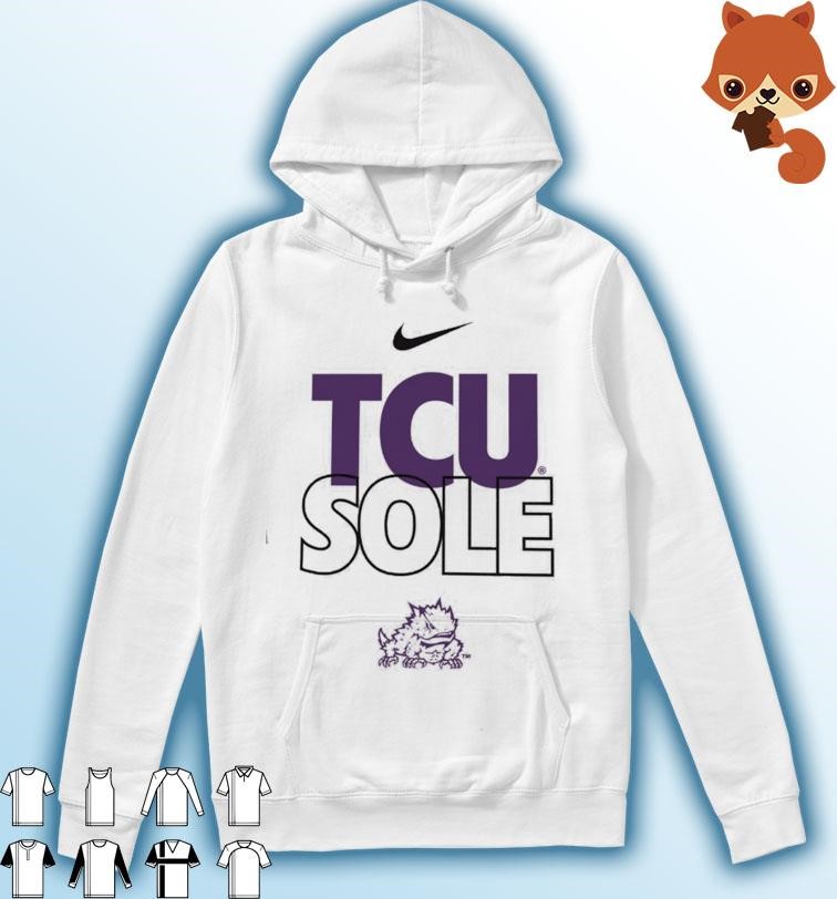 Texas Christian University Basketball Nike TCU Sole shirt Hoodie.jpg