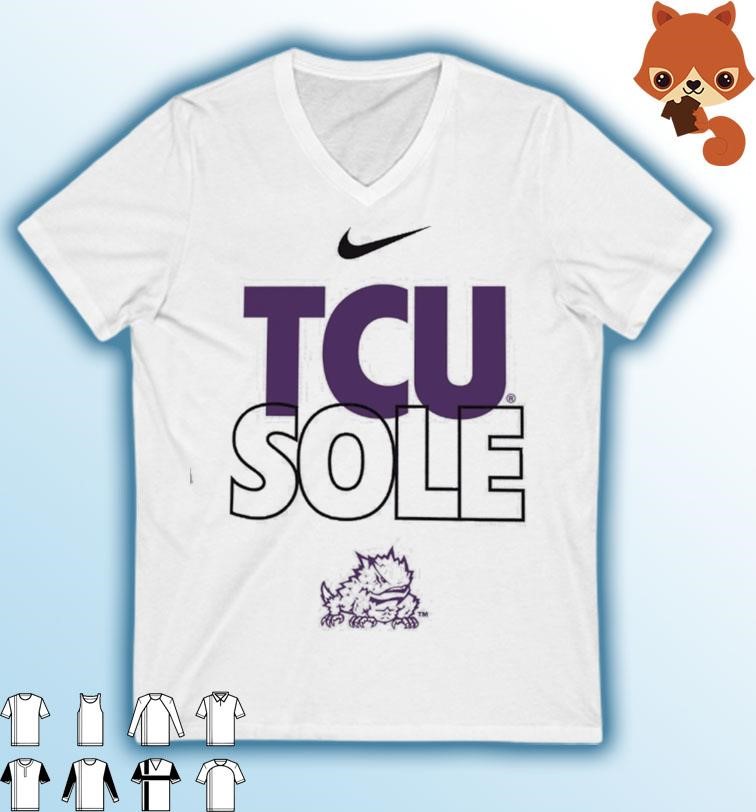 Texas Christian University Basketball Nike TCU Sole shirt