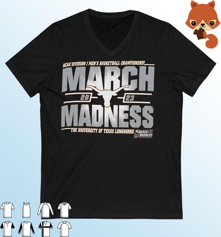 The University of Texas Longhorns Men's Basketball 2023 NCAA March Madness Shirt