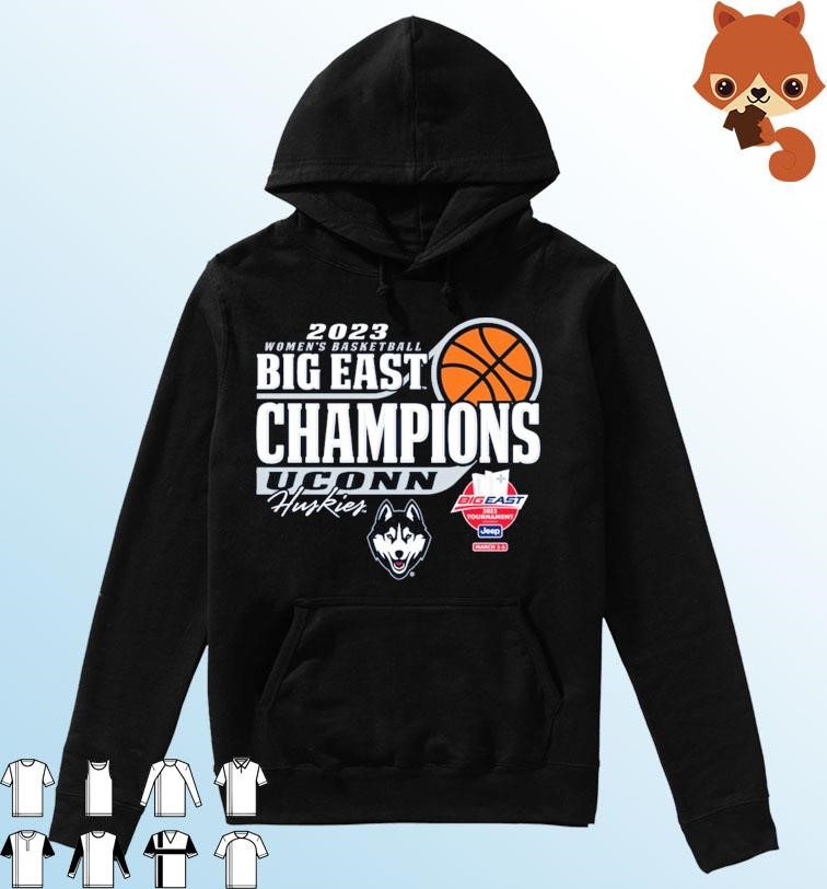 Uconn Huskies 2023 Big East Women's Basketball Conference Tournament Champions Locker Room Hoodie.jpg