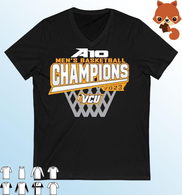 VCU Rams 2023 Atlantic 10 Men's Basketball Conference Tournament Champions Locker Room Shirt