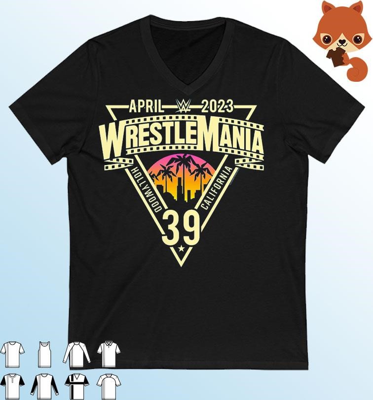 WWE WrestleMania 39 Sunset Logo Shirt