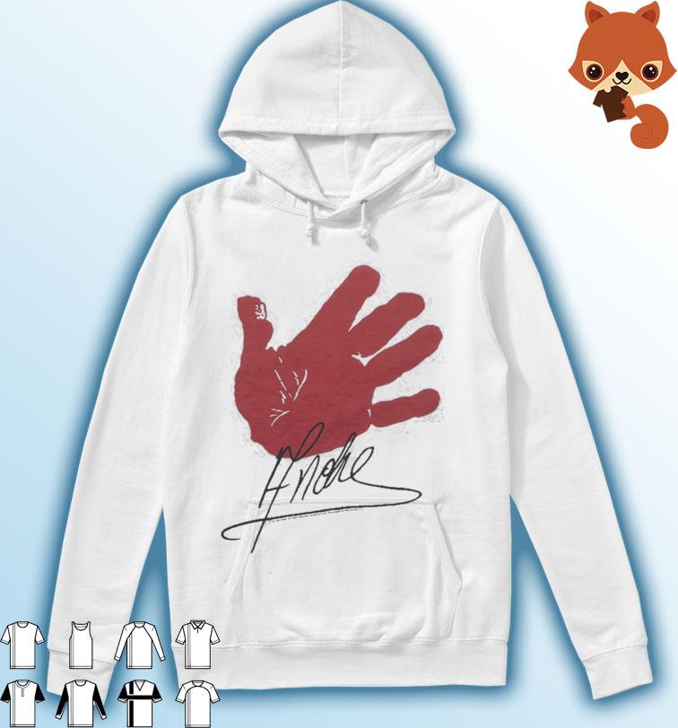 Andre The Giant Handprint Signature s Hoodie
