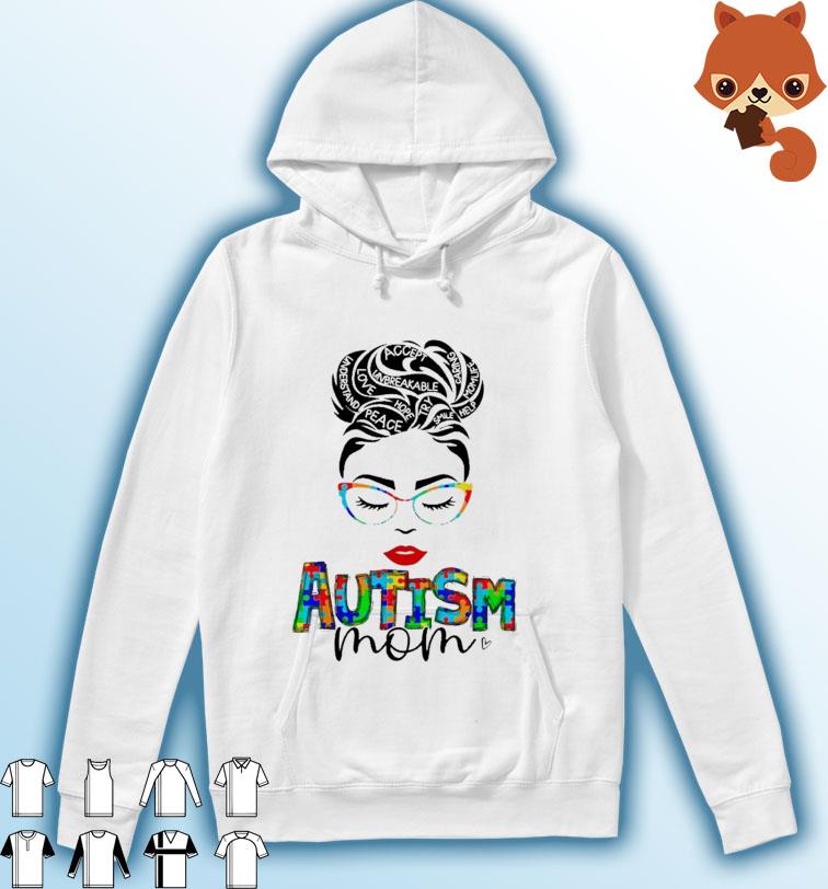 Autism Awareness Strong Mom Afro Mother Shirt Hoodie