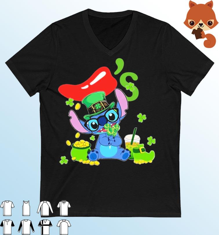 Baby Stitch And Chili's St Patrick's Day Shirt