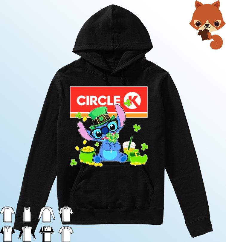 Baby Stitch And Circle K St Patrick's Day Shirt Hoodie
