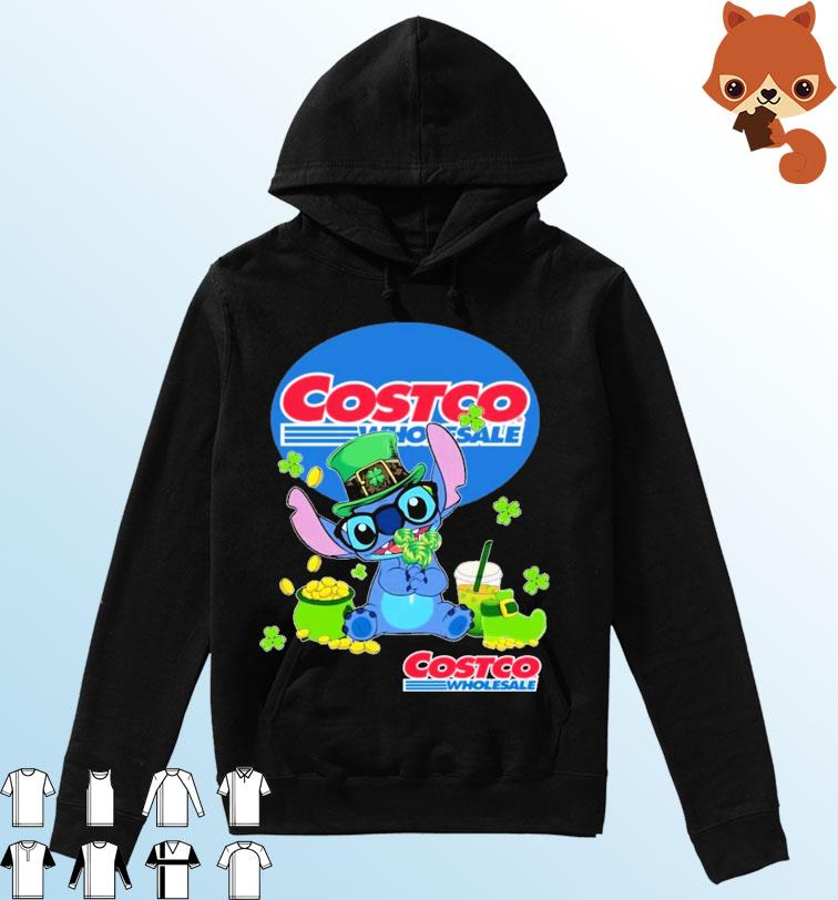 Baby Stitch And Costco St Patrick's Day Shirt Hoodie