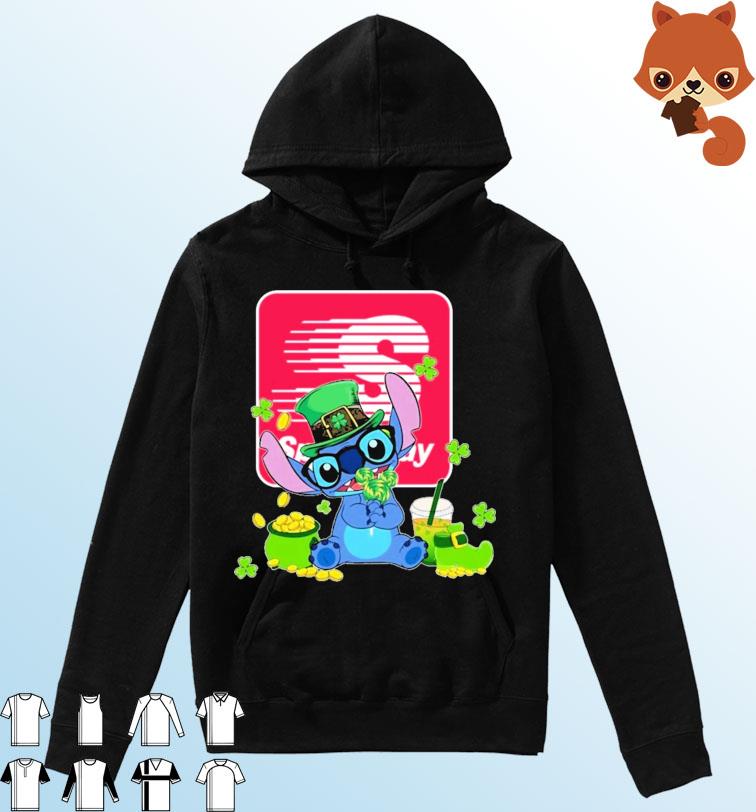 Baby Stitch And Speedway St Patrick's Day Shirt Hoodie