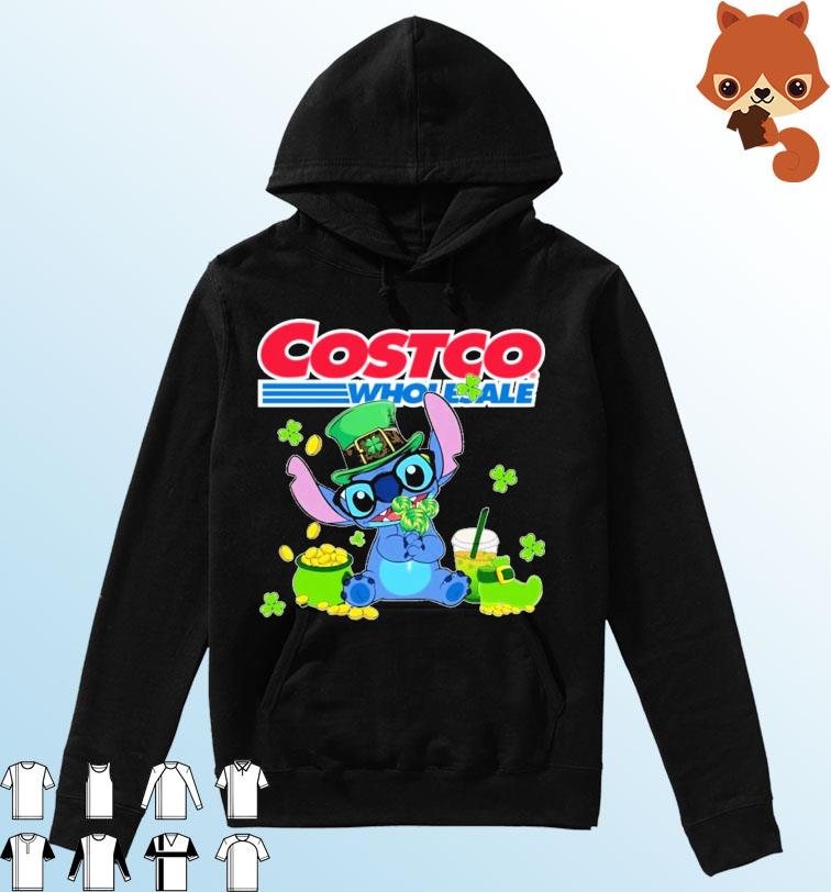 Baby Stitch Costco Wholesale Logo St Patrick's Day Shirt Hoodie