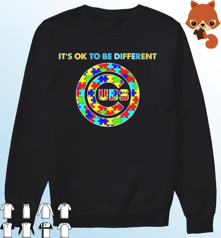 Chicago Cubs It's Ok To Be Different Autism Awareness Shirt, hoodie,  sweater, long sleeve and tank top