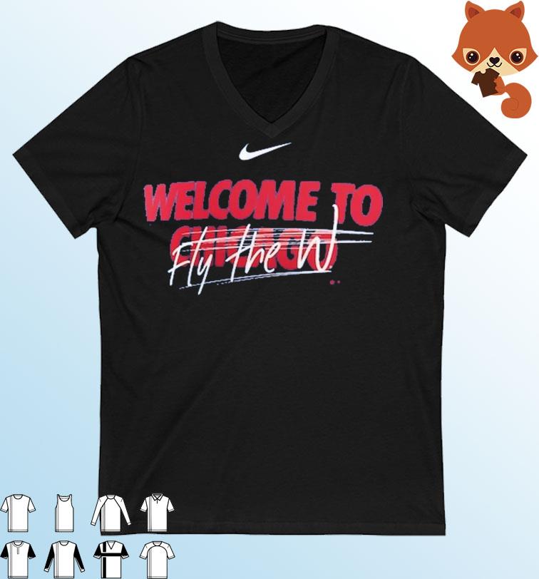 Chicago Cubs Nike Welcome Fly To The W shirt