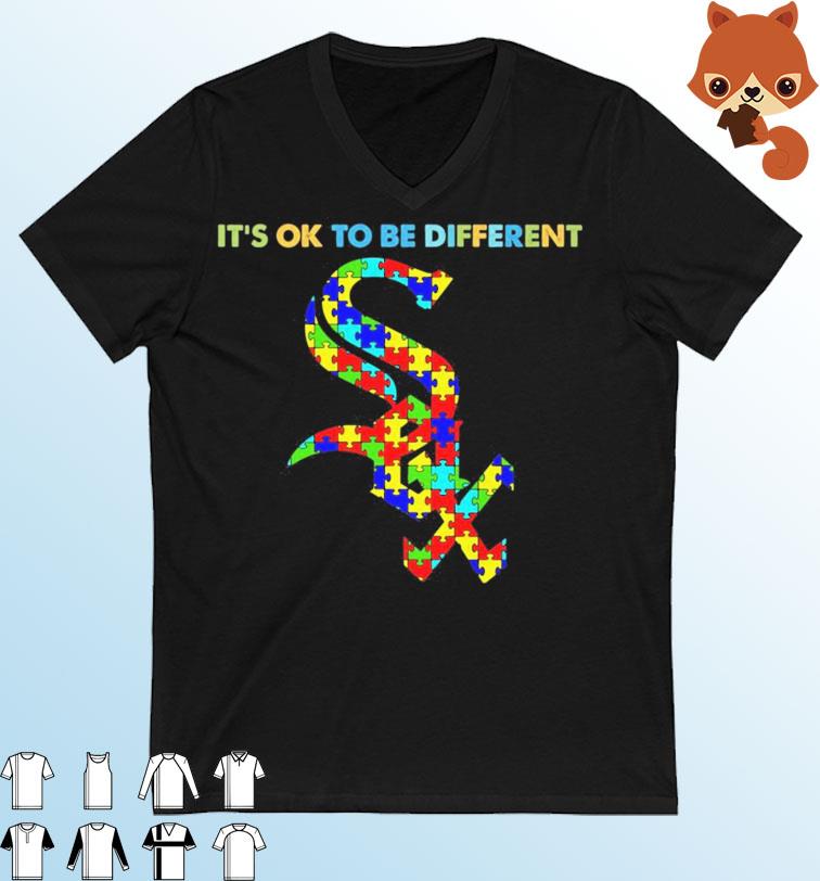 Chicago White Sox It's Ok To Be Different Autism Awareness Shirt