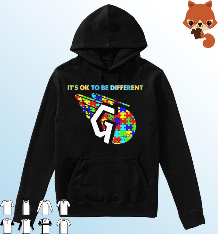 Cleveland Guardians It's Ok To Be Different Autism Awareness Shirt Hoodie