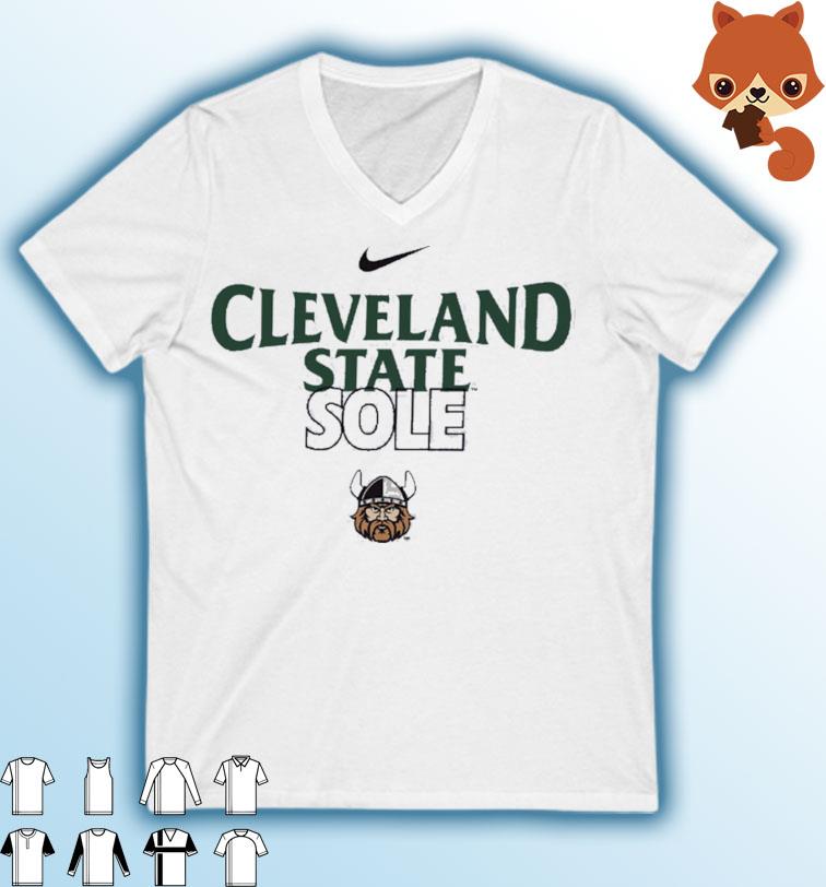 Cleveland State University Basketball Nike Sole shirt