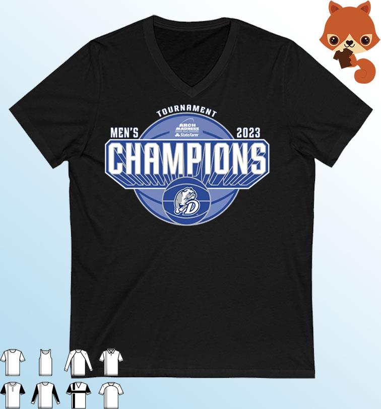 Drake Bulldogs 2023 Arch Madness MVC Tournament Champions Shirt